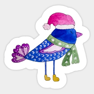 Winter bird Sticker